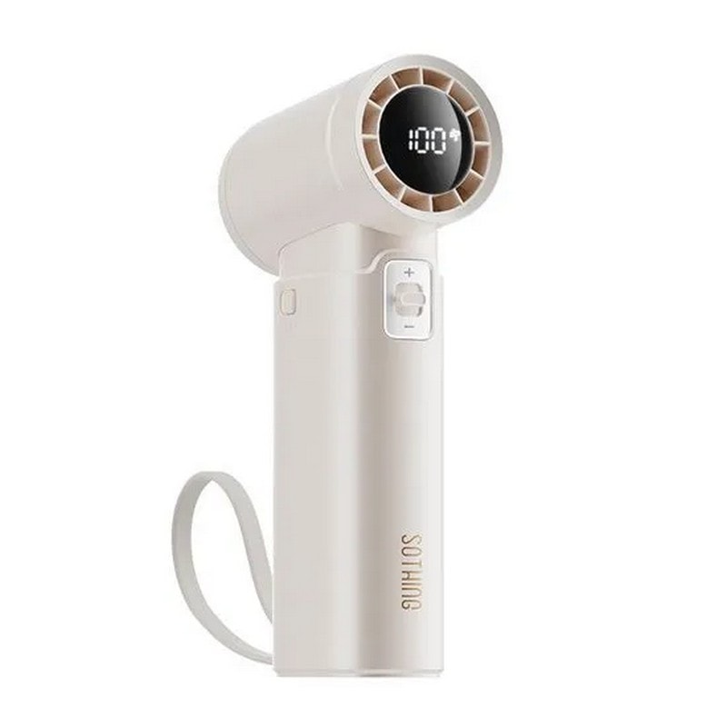 Портативный вентилятор Xiaomi Sothing Turbo Handheld Fan Engine Slim DSHJ-S-2422C White - фото 1 з 11
