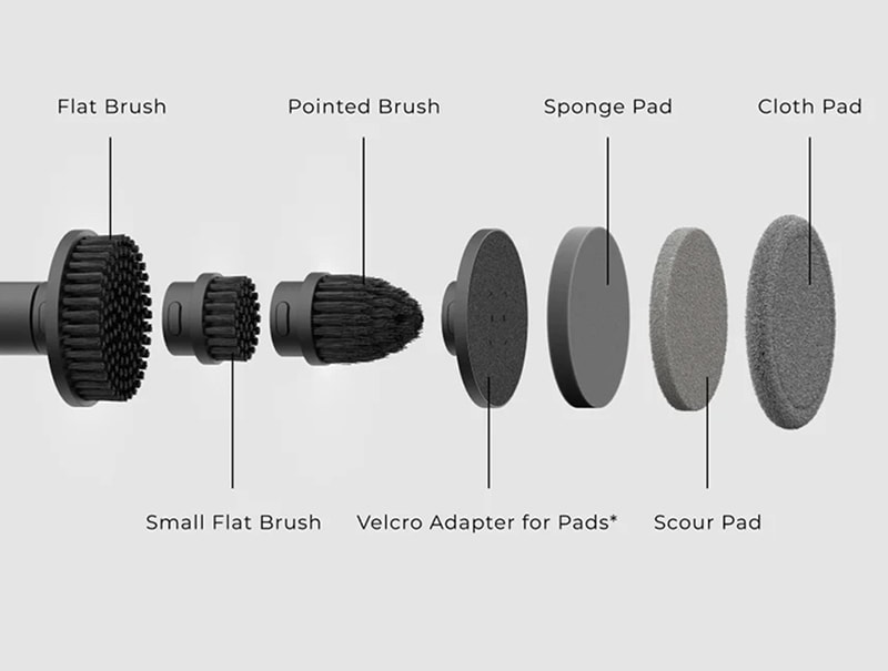 Електрична щітка для прибирання Xiaomi HOTO Electric Spin Scrubber (QWQJS001) - фото 8