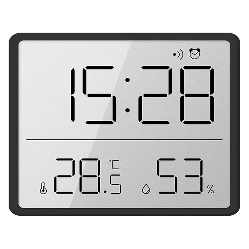 Термогигрометр Xiaomi YIDA Time 8218 Black - фото 1 з 5