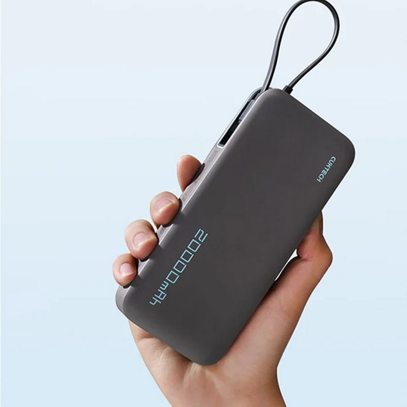 Універсальна батарея Xiaomi CUKTECH PB200N 20000mAh 55W Grey (CP25) - фото 6
