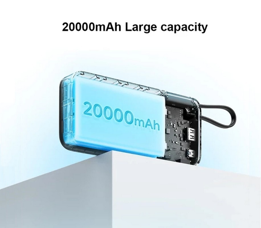 Універсальна батарея Xiaomi CUKTECH PB200N 20000mAh 55W Grey (CP25) - фото 5
