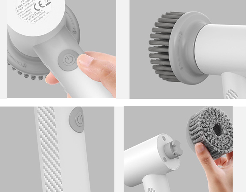 Электрощетка беспроводная для уборки Xiaomi Xiaoda Cleaning Brush White фото 3