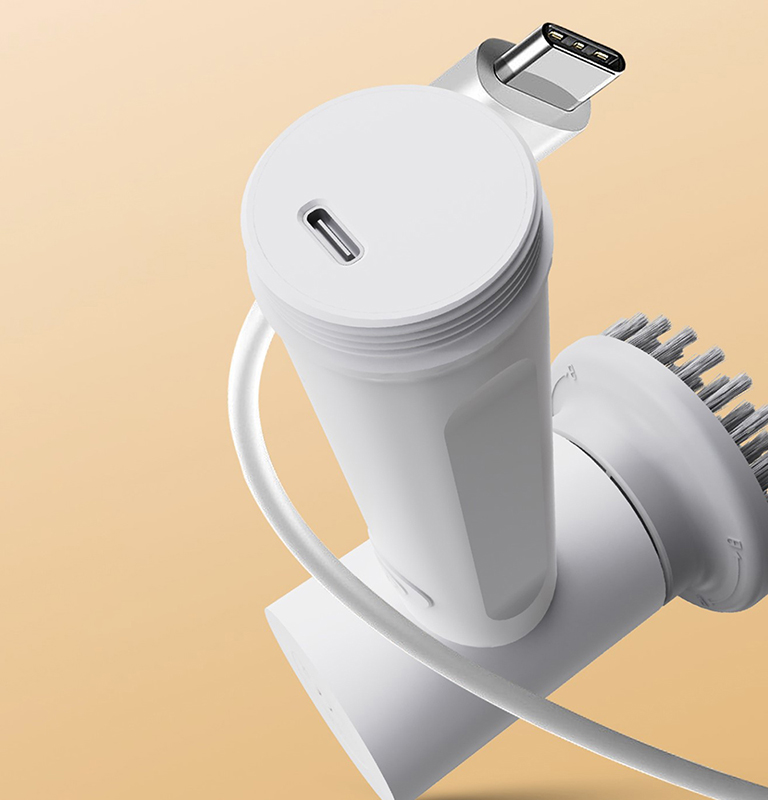 Электрощетка беспроводная для уборки Xiaomi Xiaoda Cleaning Brush White фот 22