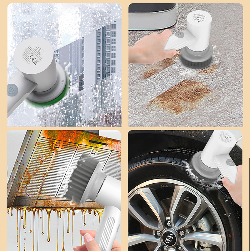 Электрощетка беспроводная для уборки Xiaomi Xiaoda Cleaning Brush White фото 7