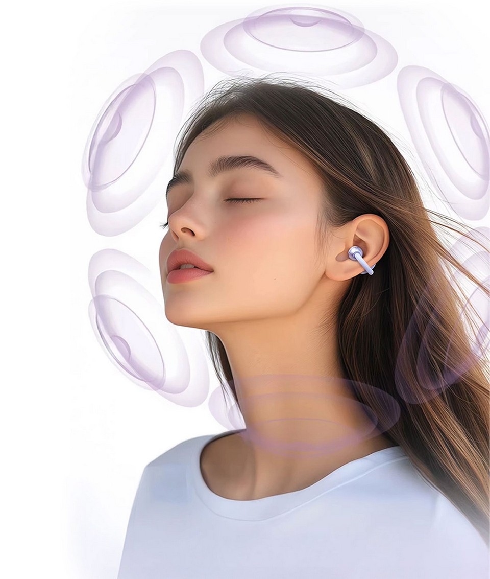 XIAOMI Haylou AirFree3_девушка